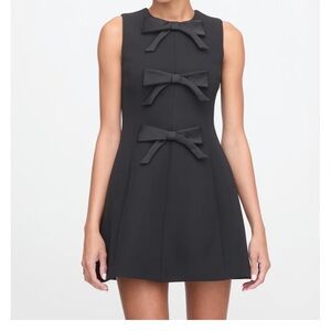 Hill House Home Blythe Bow Dress – Black | Size XL
